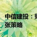 中信建投：财政政策方面预计将采取渐进式扩张策略