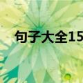 句子大全15字四年级（好句子大全15字）