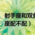 射手座和双鱼座配不配座情侣（射手座和双鱼座配不配）