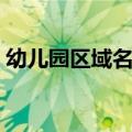 幼儿园区域名称创意名称（幼儿园区域名称）