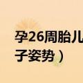 孕26周胎儿在肚子里翻滚（孕26周胎儿在肚子姿势）