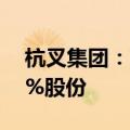 杭叉集团：高管陈赛民拟减持不超过0.0763%股份