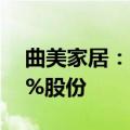 曲美家居：董事谢文斌拟减持不超过0.0265%股份