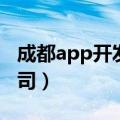 成都app开发公司排行十强（成都手机app公司）