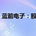 蓝箭电子：股东拟合计减持不超2%公司股份