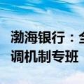 渤海银行：全行各级机构已成立房地产融资协调机制专班