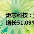 炬芯科技：预计2024年前三季度净利润同比增长51.09%