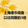 上海楼市调查：部分中介国庆期间新房成交超600多套，是以往同期的3倍