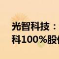 光智科技：拟购买PVD溅射靶材公司先导电科100%股份 股票复牌