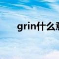 grin什么意思怎么读（grin什么意思）