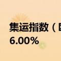 集运指数（欧线）主力合约日内涨幅扩大至16.00%