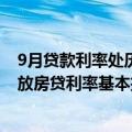 9月贷款利率处历史低位 本轮调整后存量房贷利率将与新发放房贷利率基本拉平