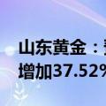 山东黄金：预计2024年前三季度净利润同比增加37.52%到67.26%