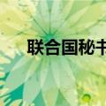 联合国秘书长谴责以色列持续袭击加沙