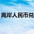 离岸人民币兑美元较上周五纽约尾盘跌245点