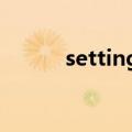 settings翻译成中文（setting）