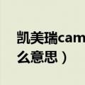 凯美瑞camry什么意思（凯美瑞classical什么意思）