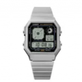 Casio Vintage A130WE-1AEF 配有哑光黑色表盘